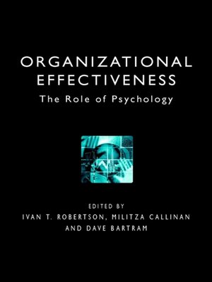 cover image of Organizational Effectiveness